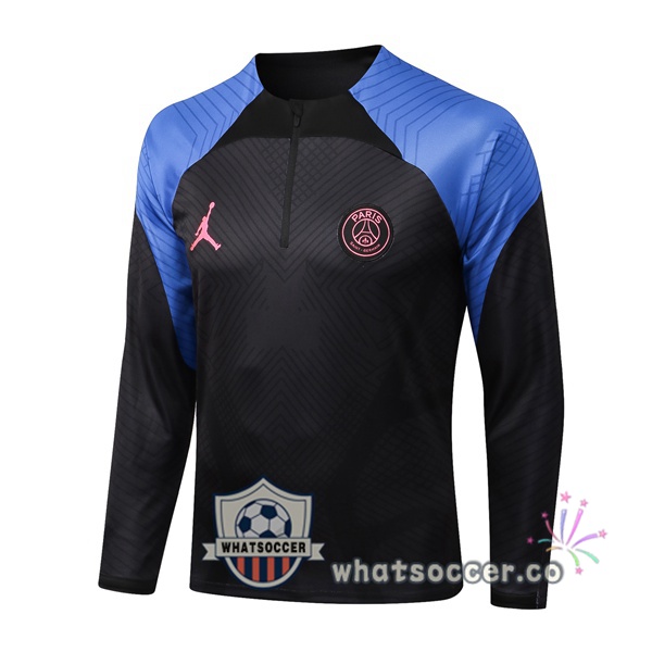 Paris PSG Black Blue Soccer Sweater 2022-2023