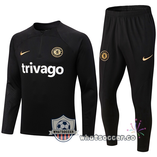 FC Chelsea Black Tracksuit 2022-2023