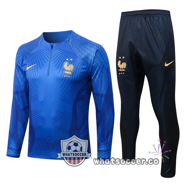 France Blue Tracksuit 2022-2023