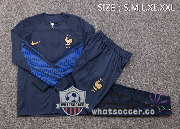 France Blue Royal Jacket 2022-2023