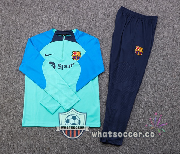 FC Barcelona Blue Green Tracksuit 2022-2023