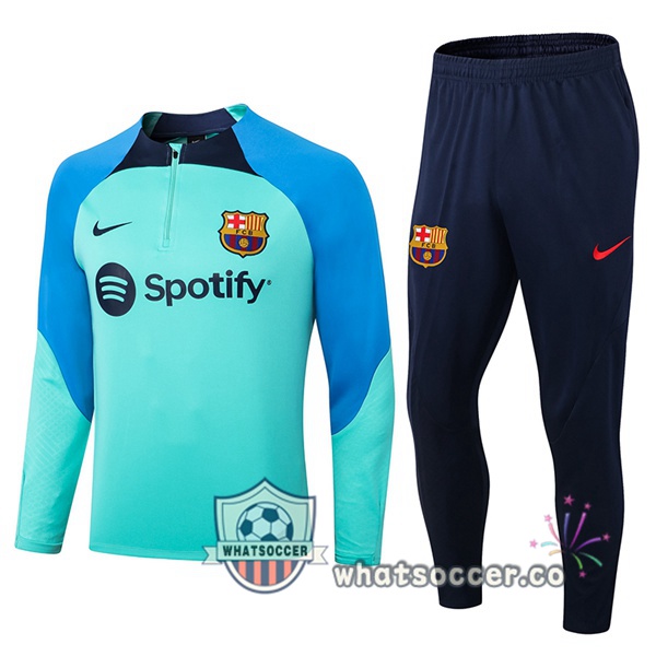 FC Barcelona Blue Green Tracksuit 2022-2023