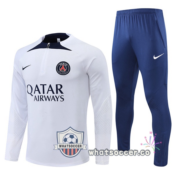 Paris PSG White Tracksuit 2022-2023