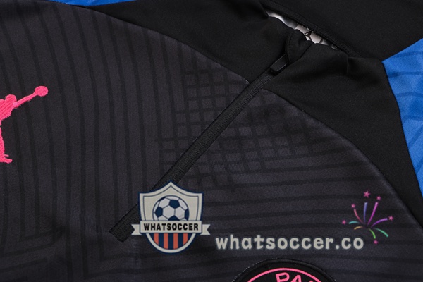 Paris PSG Black Blue Tracksuit 2022-2023