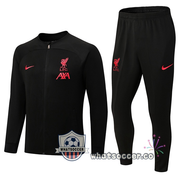 FC Liverpool Black Jacket 2022-2023
