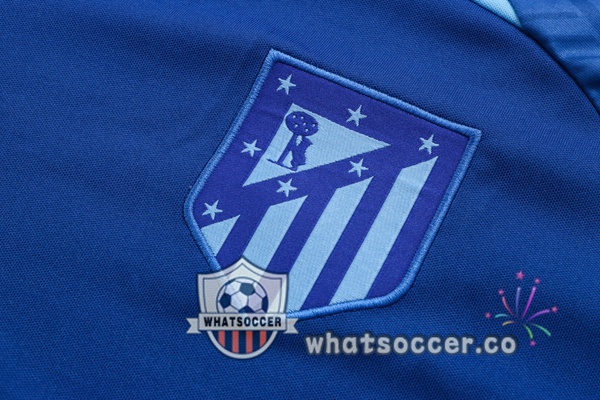 Atletico Madrid Training T-Shirts + Shorts Blue 2022-2023