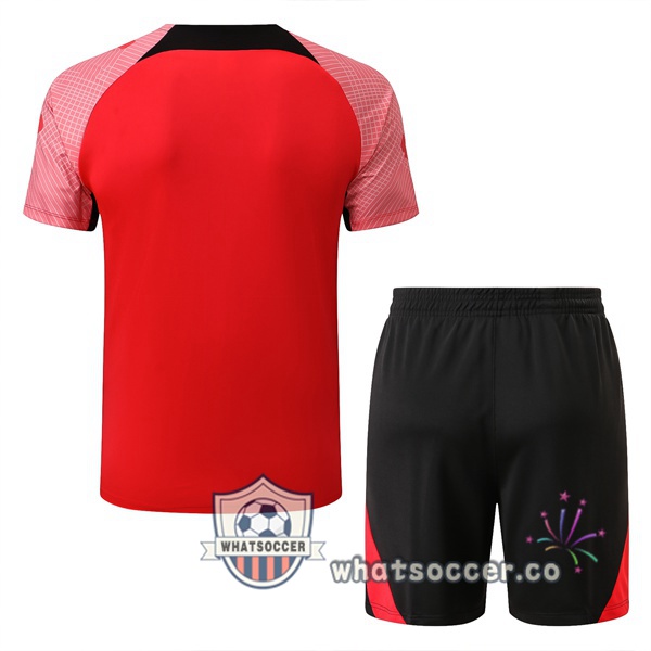FC Liverpool Training T-Shirts + Shorts Red 2022-2023