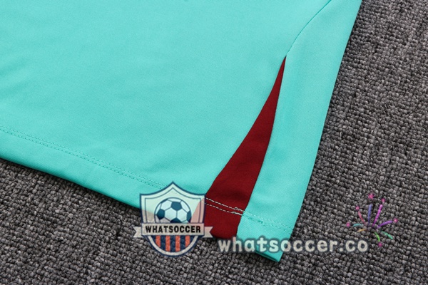 FC Barcelona Training T-Shirts + Shorts Green 2022-2023