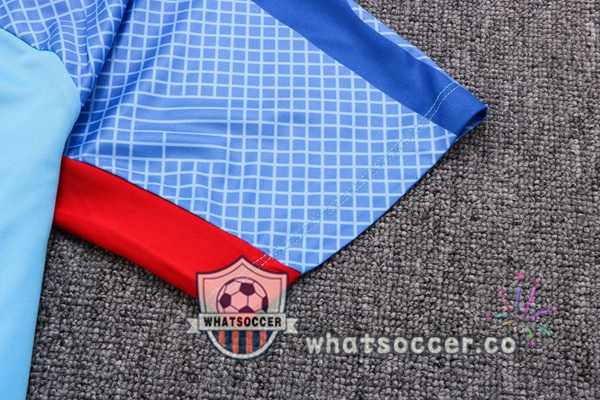 FC Barcelona Training T-Shirts + Shorts Blue 2022-2023