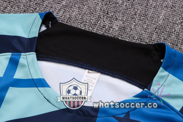 Inter Milan Training T-Shirts + Shorts Blue 2022-2023