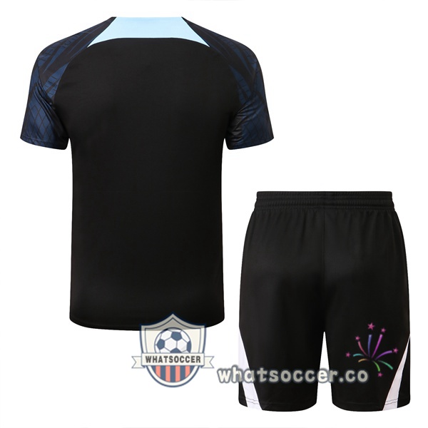Inter Milan Training T-Shirts + Shorts Black 2022-2023