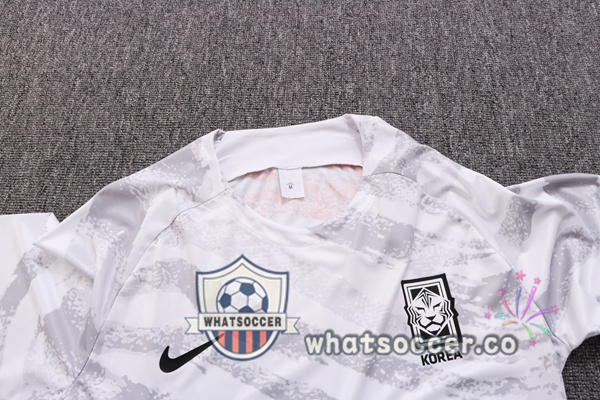 Korea Training T-Shirts + Pants White 2022-2023