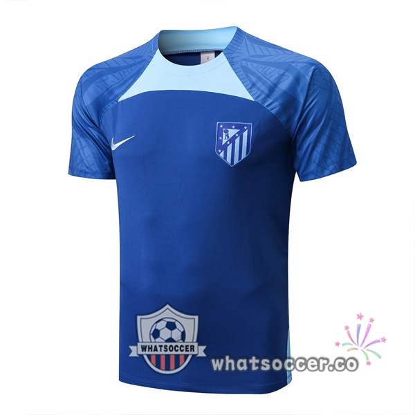 Atletico Madrid Training T-Shirts Blue 2022-2023