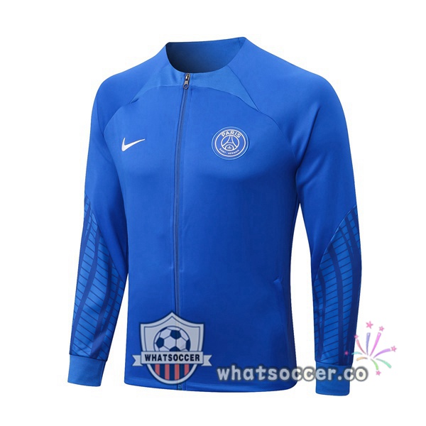 Paris PSG Blue Soccer Jacket 2022-2023