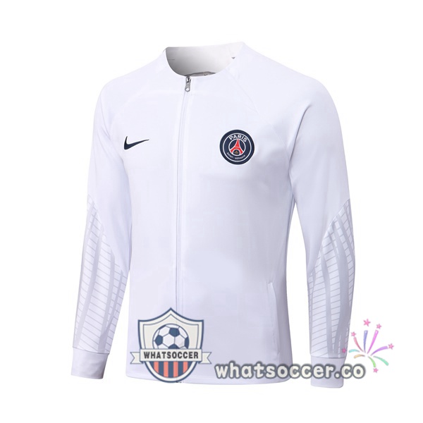Paris PSG White Soccer Jacket 2022-2023