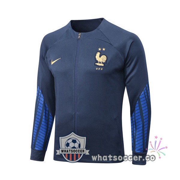 France Blue Royal Soccer Jacket 2022-2023