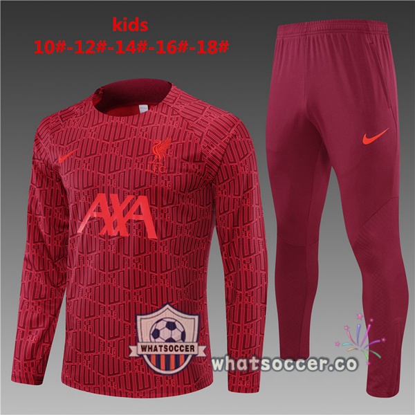 FC Liverpool Kids Red Tracksuit 2022-2023