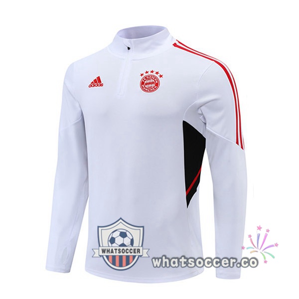Bayern Munich Soccer Sweater White 2022-2023