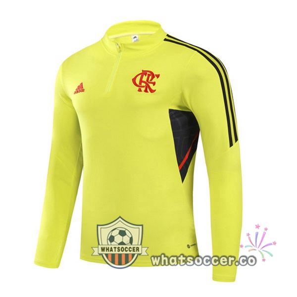 Flamengo Soccer Sweater Yellow 2022-2023