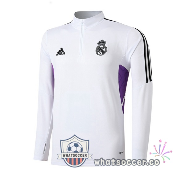 Real Madrid Soccer Sweater White 2022-2023