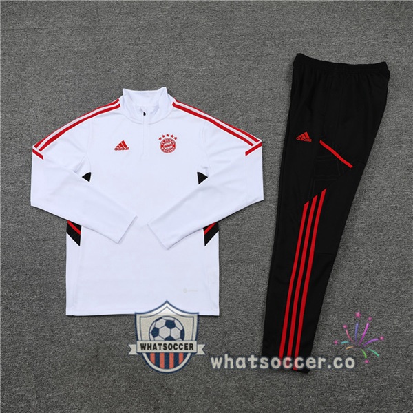 Bayern Munich White Tracksuit 2022-2023
