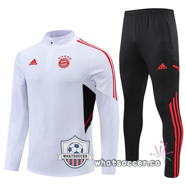 Bayern Munich White Tracksuit 2022-2023