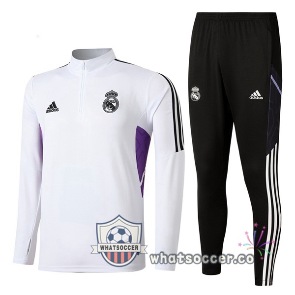 Real Madrid White Tracksuit 2022-2023