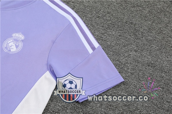 Real Madrid Training T-Shirts + Shorts Purple 2022-2023