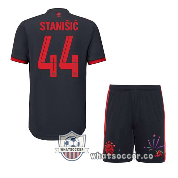Bayern Munich (Stanišić 44) Kids Third Soccer Jerseys Black 2022-2023