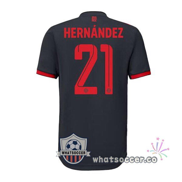 Bayern Munich (Hernández 21) Third Soccer Jerseys Black 2022-2023