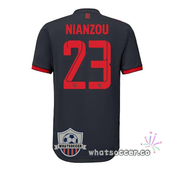 Bayern Munich (Nianzou 23) Third Soccer Jerseys Black 2022-2023