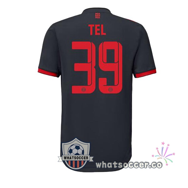 Bayern Munich (Tel 39) Third Soccer Jerseys Black 2022-2023