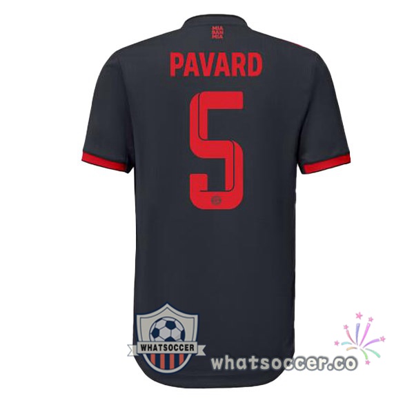 Bayern Munich (Pavard 5) Third Soccer Jerseys Black 2022-2023