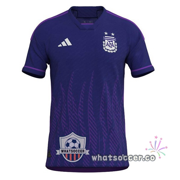 Argentina Away Soccer Jerseys Purple 2022-2023