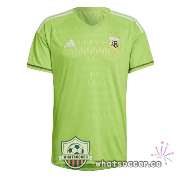 Argentina Goalkeeper Soccer Jerseys Green 2022-2023