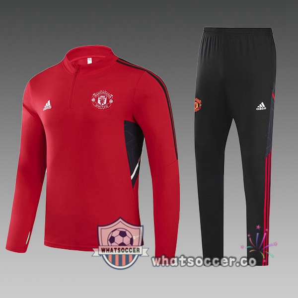 Manchester United Kids Red Tracksuit 2022-2023