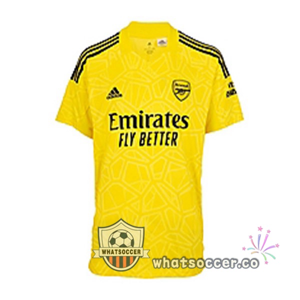Arsenal Goalkeeper Soccer Jerseys Yellow 2022-2023