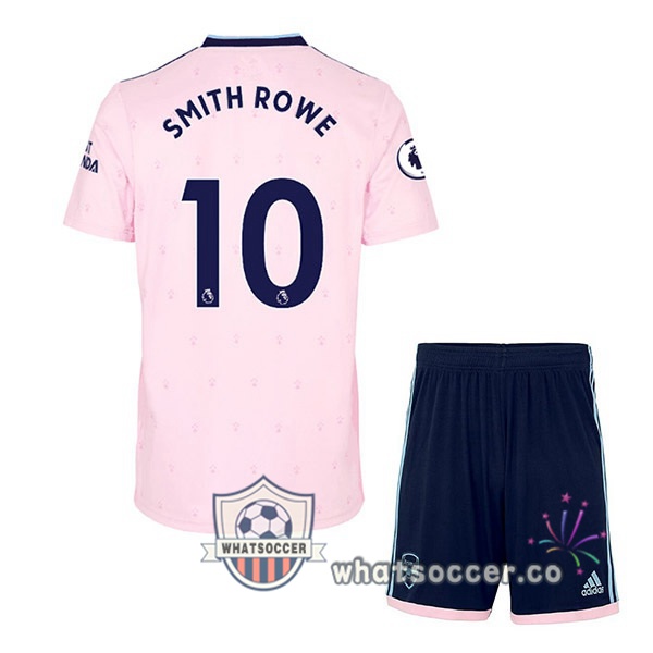 Arsenal (SMITH ROWE 10) Kids Away Soccer Jerseys Rose 2022-2023