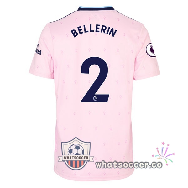 Arsenal (BELLERIN 2) Away Soccer Jerseys Rose 2022-2023