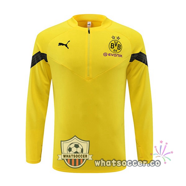 Dortmund BVB Soccer Sweater Yellow 2022-2023