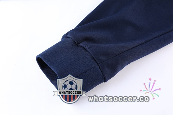 Italy Blue Hooded Jacket 2022-2023
