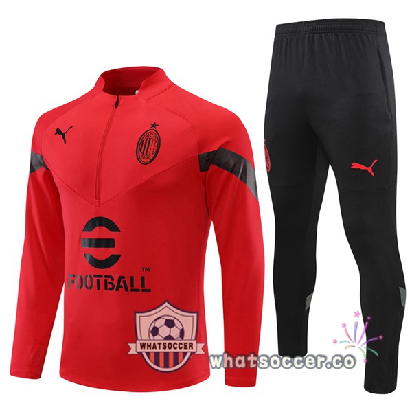 AC Milan Red Tracksuit 2022-2023