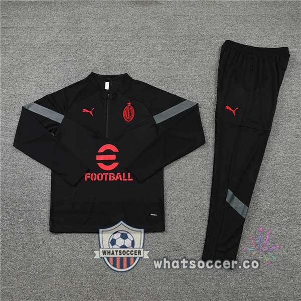 AC Milan Black Tracksuit 2022-2023