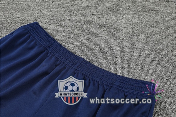 Olympique de Marseille Training T-Shirts + Shorts Blue Royal 2022-2023