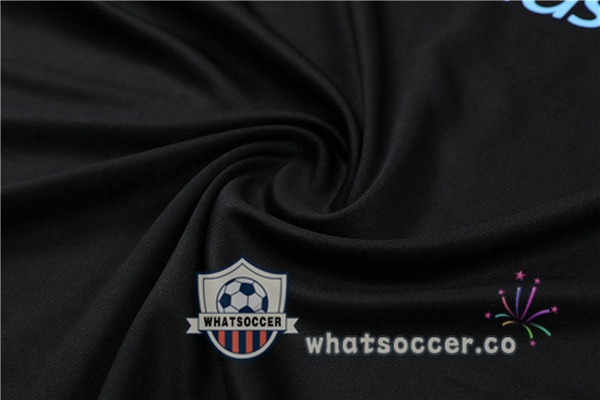 Olympique de Marseille Training T-Shirts + Shorts Black 2022-2023