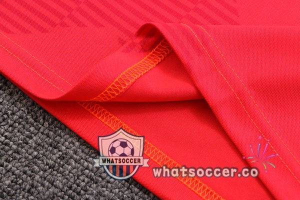 Palmeiras Training T-Shirts + Shorts Red 2022-2023