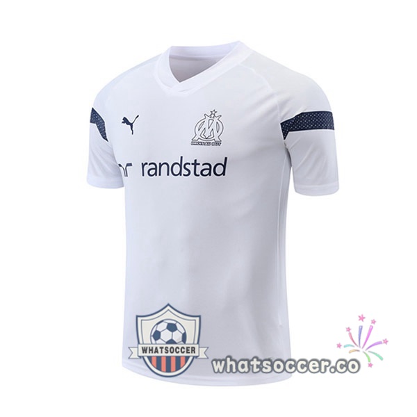 Olympique de Marseille Training T-Shirts White 2022-2023