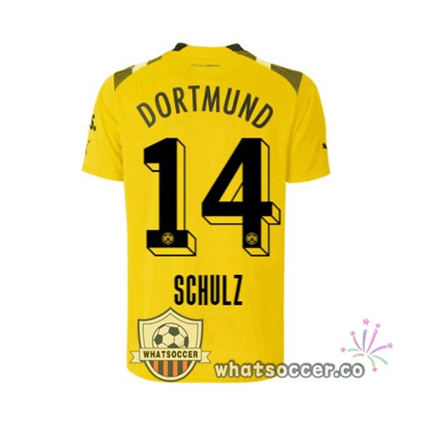 Dortmund BVB (Schulz 14) CUP Soccer Jerseys Yellow 2022-2023