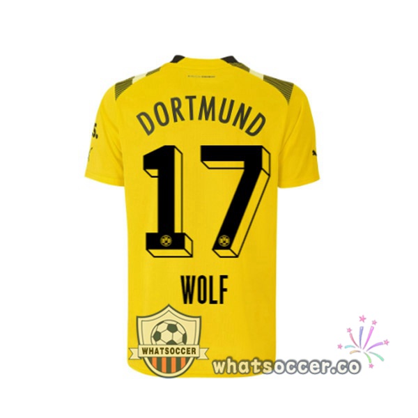Dortmund BVB (Wolf 17) CUP Soccer Jerseys Yellow 2022-2023