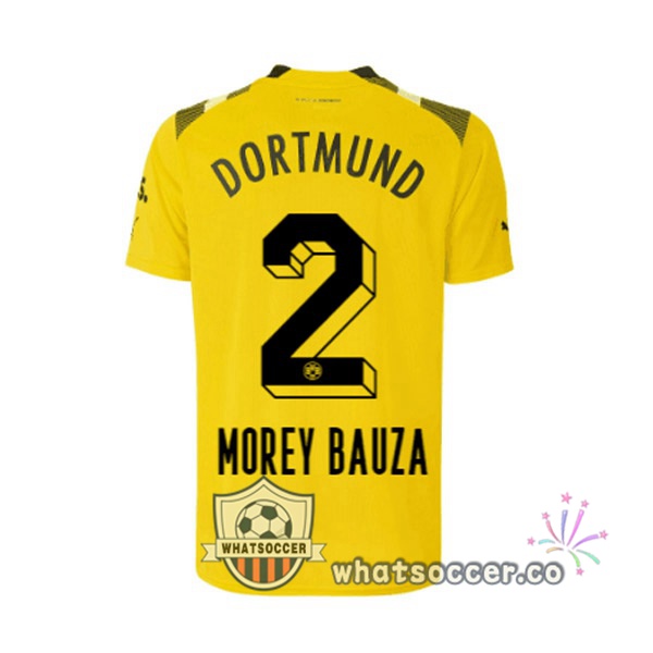 Dortmund BVB (Morey Bauza 2) CUP Soccer Jerseys Yellow 2022-2023